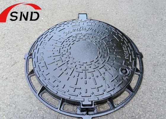 SND GGG50 غطاء فتحة المنجم المستديرة من الحديد الرقيق D400 500X600mm