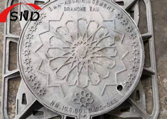 المغرب الحديد المرن C250 غطاء فتحة الانبوب والإطار 850mmx850mm