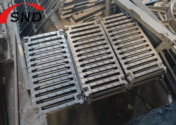 فتح الشبكة قناة الحديد الصلبة الشبكة الخليجية B125 500 * 500mm