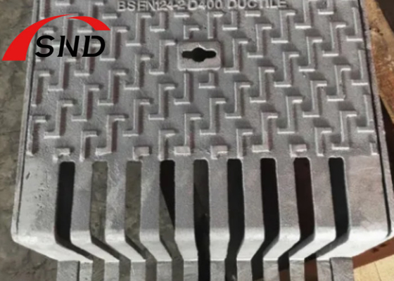 الحديد الزهري (Roll Kerb) النوع (Gully Grating) للجرف الصحي 20kg إلى 30kg