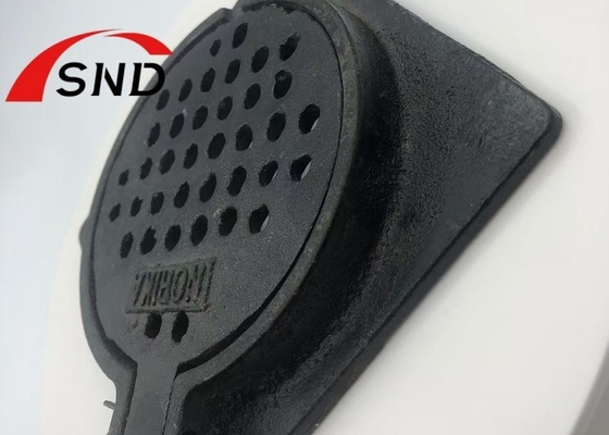 Düktil Demir Mini Manhole Kapak ve Çerçeve GGG50 A15 Siyah Asfalt Boya
