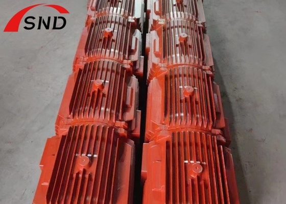 OEM أجزاء الصب الحديدية الرمادية محرك المنازل HT150 GGG20 لصناعة السيارات الكهربائية الطلاء الأحمر