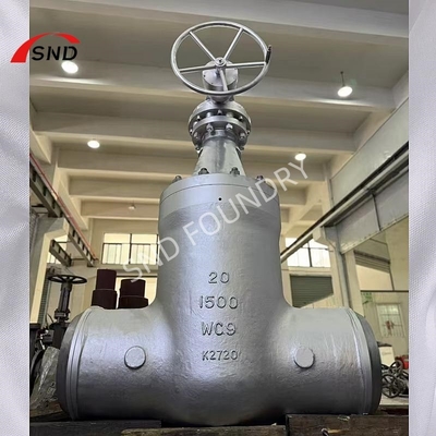 20 بوصة 1500 رطل API 600 صمام بوابة Weld WC9 للضغط العالي درجة الحرارة العالية