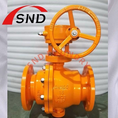 Ventilateur à bille à turbine de matériau WCB pour revêtement de tuyaux de gaz naturel PN16 DN150