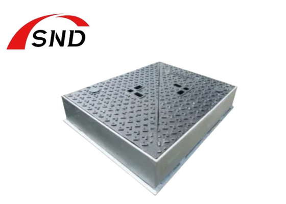 EN124 D400 DUCTILE ACCESS ACCESS تغطية مثلث مزدوج مع الملحقات