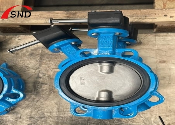 Wafer-Type Manual Butterfly Valve for Drainage HVAC Light Industry