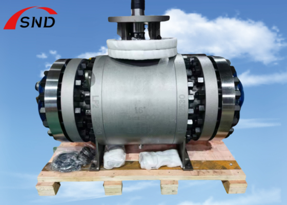 Forged Steel Trunnion Mounted Ball Valve 6'' Class 600 For Industrial Use